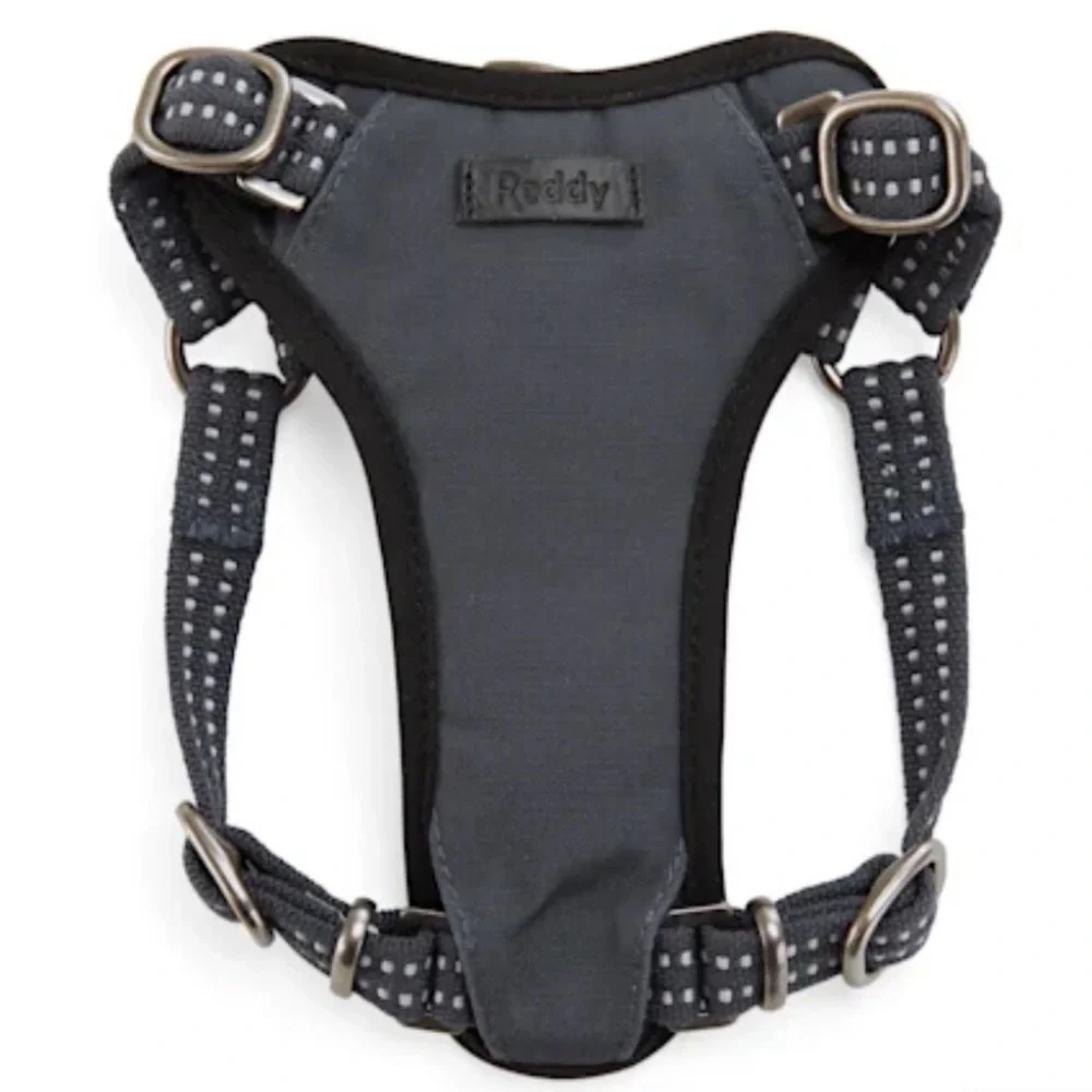 NWT Reddy gray dog harness S